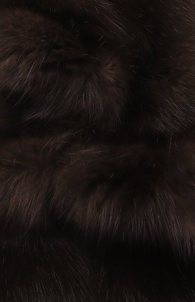 Меховой шарф из соболя VICTORIA KUSENKOVA коричневого цвета по цене 1144000 руб., арт. 503500003030, фото 3 Меховой шарф из соболя VICTORIA KUSENKOVA, арт. 503500003030, фото 3