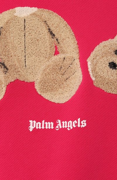 Хлопковый свитшот PALM ANGELS розового цвета по цене 86350 руб., арт. PWBA017F22FLE0013260, фото 5 Хлопковый свитшот PALM ANGELS, арт. PWBA017F22FLE0013260, фото 5