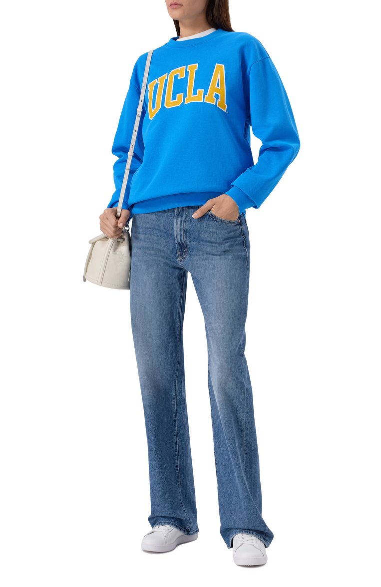 Хлопковый свитшот sporty & rich x ucla SPORTY AND RICH, арт. ST071615637BL116, фото 1