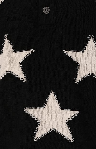 Поло BALMAIN черно-белого цвета по цене 132000 руб., арт. CH1GB045/KF92, фото 5 Поло BALMAIN, арт. CH1GB045/KF92, фото 5