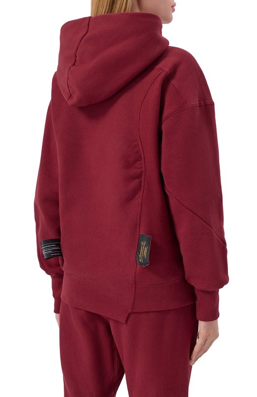 Хлопковое худи UNDERCOVER x Champion Undercover UC2E1806 Бордовый  UC2E1806 Фото 4