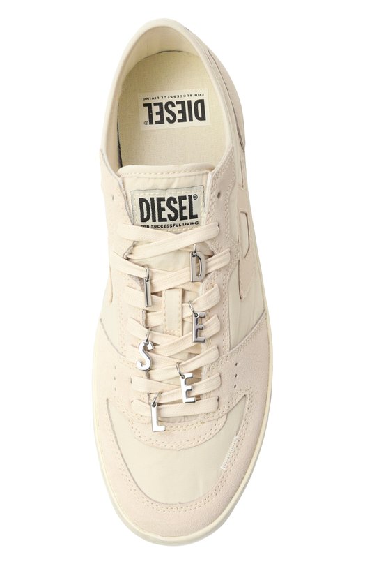 Текстильные кеды S-Leroji D-1 Diesel Y03487/P8422 Бежевый  Y03487/P8422 Фото 6
