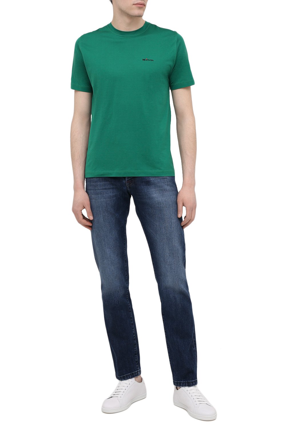 Хлопковая футболка KITON, арт. UK1274, фото 2