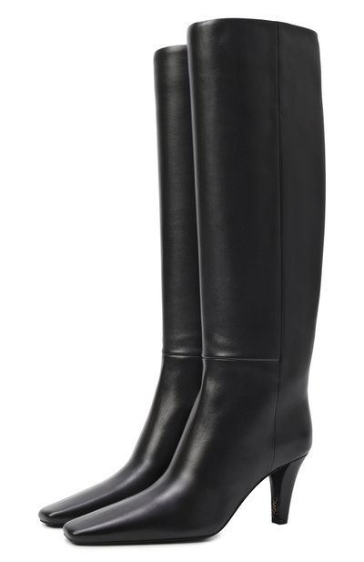 Женские кожаные сапоги jill 75 SAINT LAURENT, арт. 839749/AAE6W