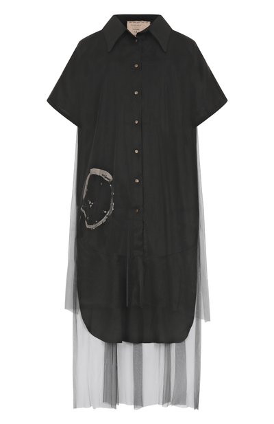 Женская льняная рубашка MIDGARD PARIS, арт. ST20LN-OS-BK