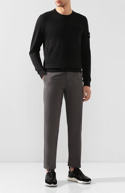 Хлопковый свитшот STONE ISLAND черного цвета по цене 22150 руб., арт. 721561759, фото 2 Хлопковый свитшот STONE ISLAND, арт. 721561759, фото 2