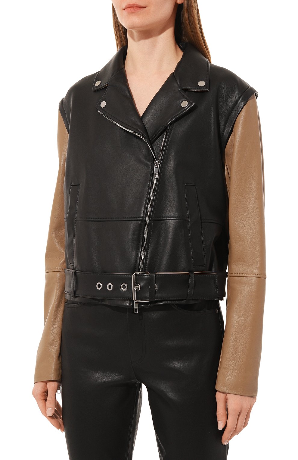 Кожаная куртка BOSS черного цвета по цене 58960 руб., арт. 50487266, фото 3 Кожаная куртка BOSS, арт. 50487266, фото 3