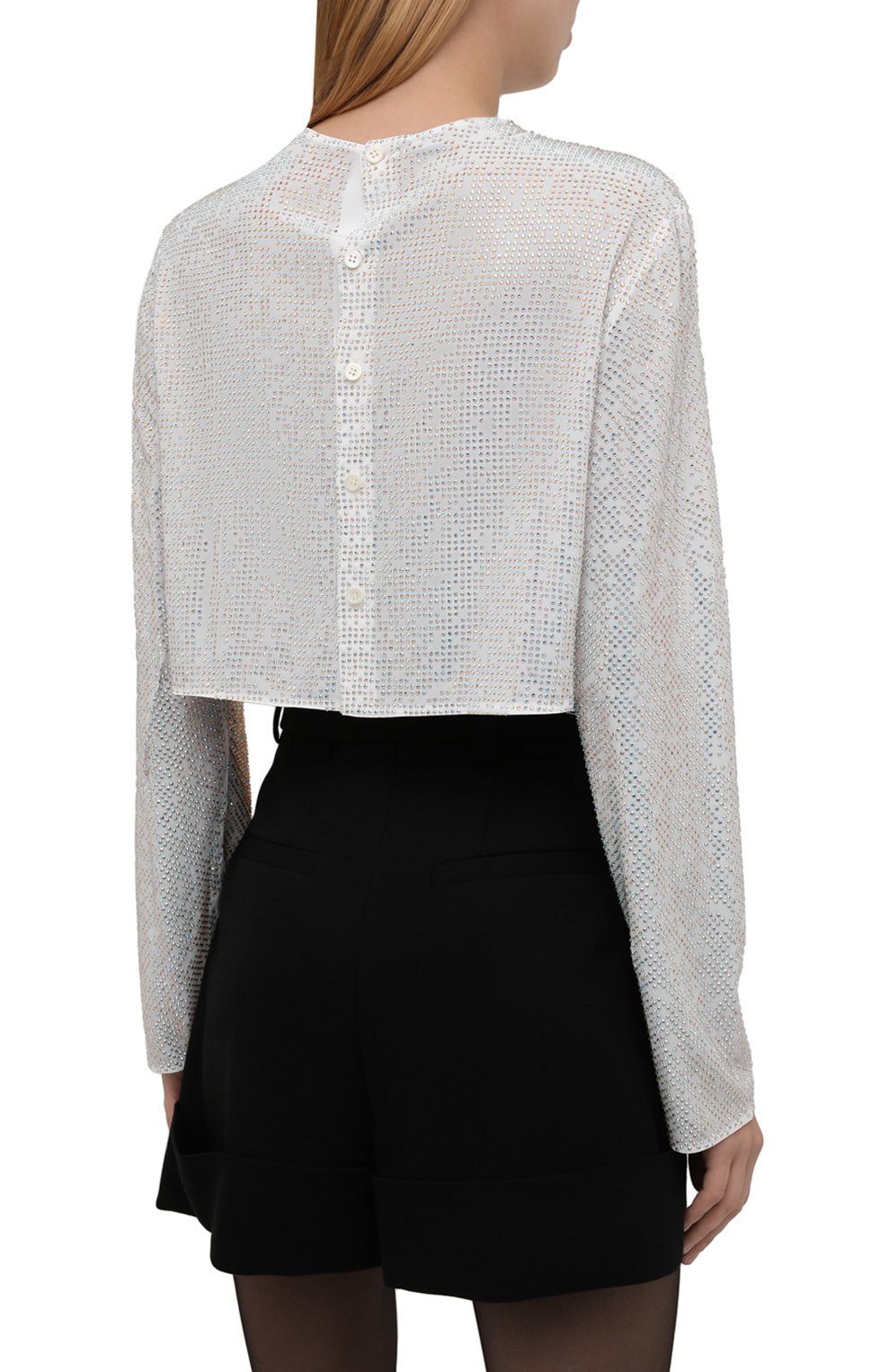 Шелковый топ MIU MIU, арт. MT1678-1YXJ-F0009, фото 4