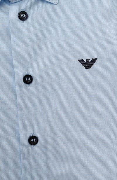 Хлопковая рубашка EMPORIO ARMANI, арт. 6L4C09/4N78Z, фото 3