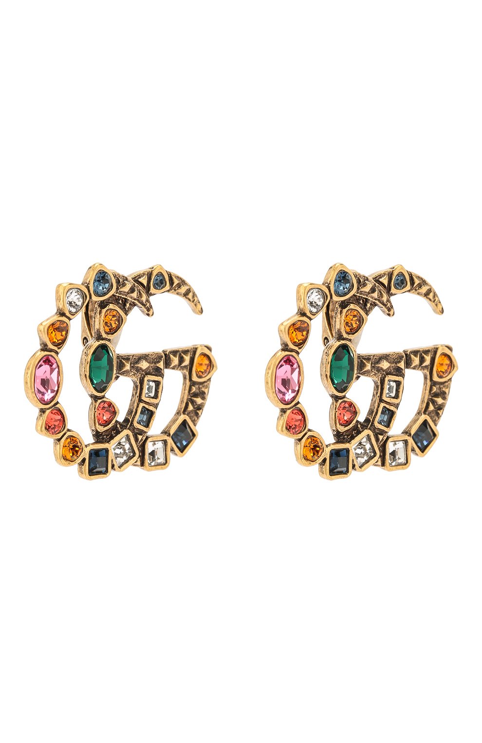 Клипсы GUCCI разноцветного цвета по цене 41400 руб., арт. 605785/I7486, фото 3 Клипсы GUCCI, арт. 605785/I7486, фото 3