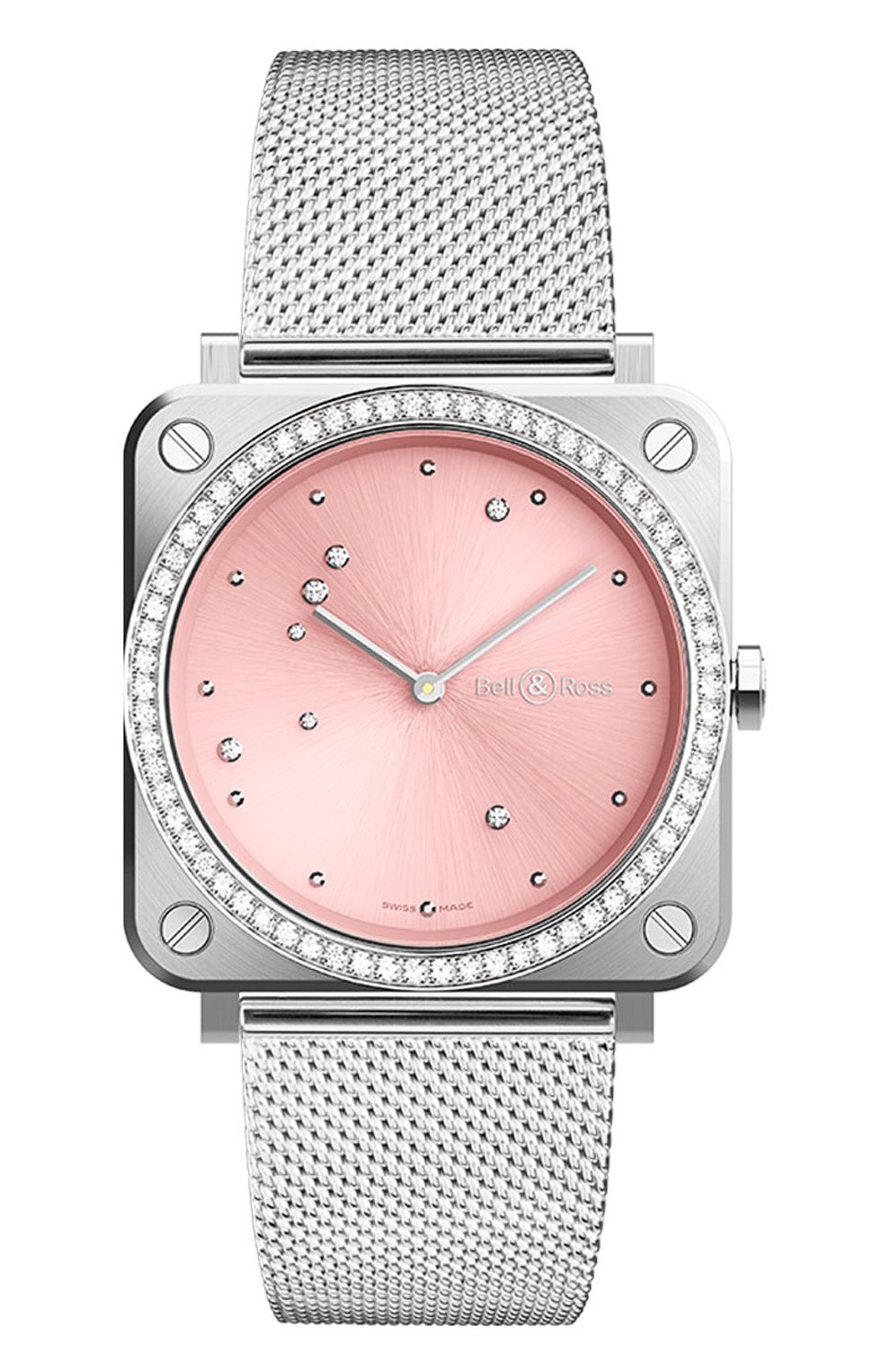 Часы pink diamond eagle diamonds BELL AND ROSS, арт. BRS-EP-ST-LGD/SST, фото 1