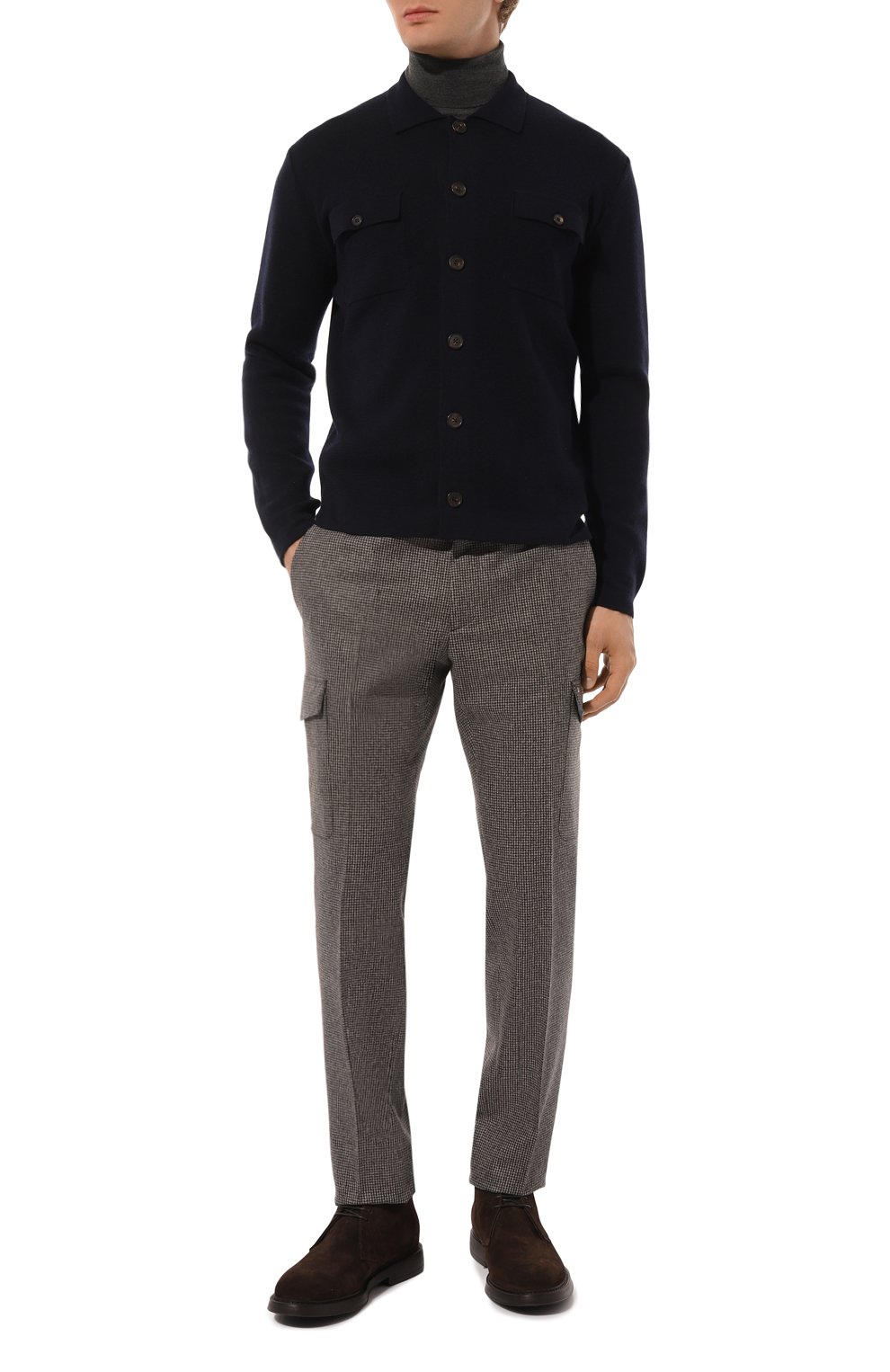 Шерстяная рубашка CORNELIANI, арт. 94M589-9425164, фото 2