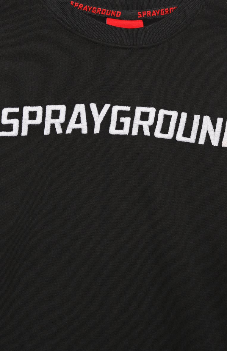 Хлопковый свитшот  SPRAYGROUND, арт. SPY1351GBLK, фото 1