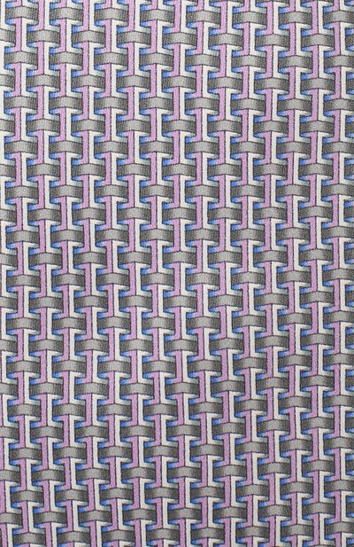 Шелковый галстук LANVIN серого цвета по цене 11350 руб., арт. 2840/TIE, фото 3 Шелковый галстук LANVIN, арт. 2840/TIE, фото 3