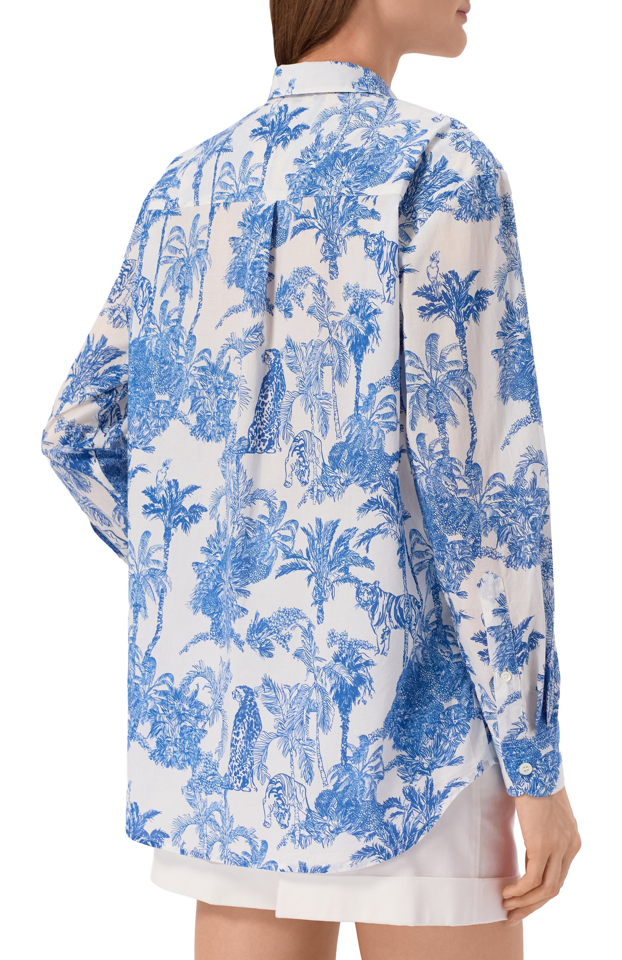 Хлопковая рубашка MC2 SAINT BARTH, арт. BRIG001-01288L/BRIGITTE, фото 4