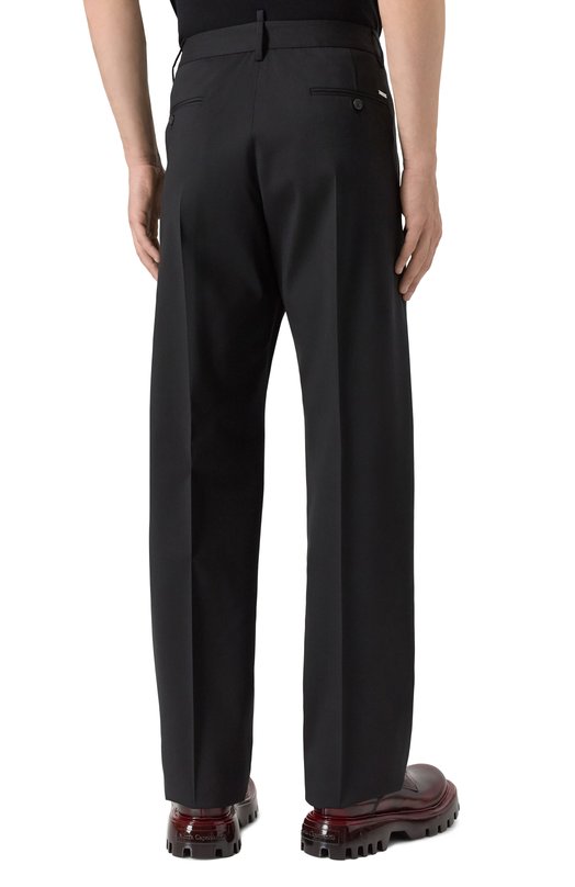 Шерстяные брюки Dsquared2 S74KB1057/S40320 Чёрный  S74KB1057/S40320 Фото 4