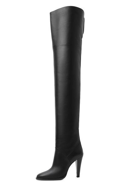 Кожаные ботфорты nadja 100 SAINT LAURENT, арт. 843853/28N00, фото 4