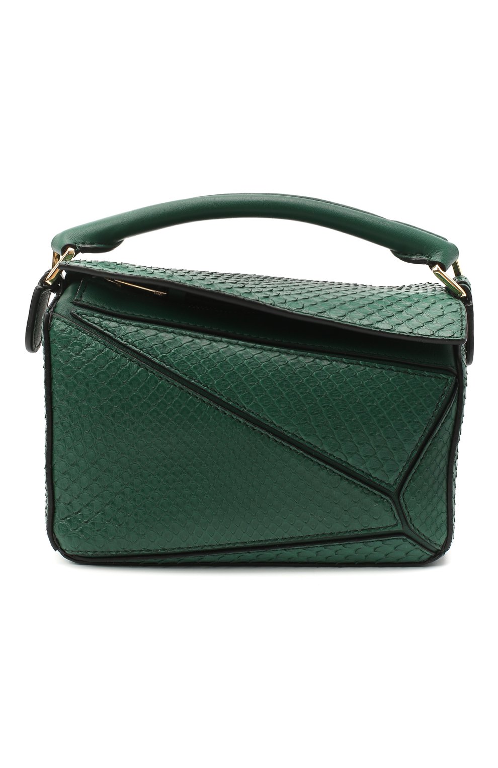 Сумка puzzle mini из кожи питона LOEWE, арт. A510U95X23/PBIV, фото 1