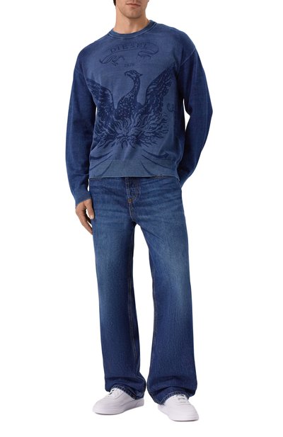 Хлопковый джемпер DIESEL, арт. A19481/0BJBS, фото 2