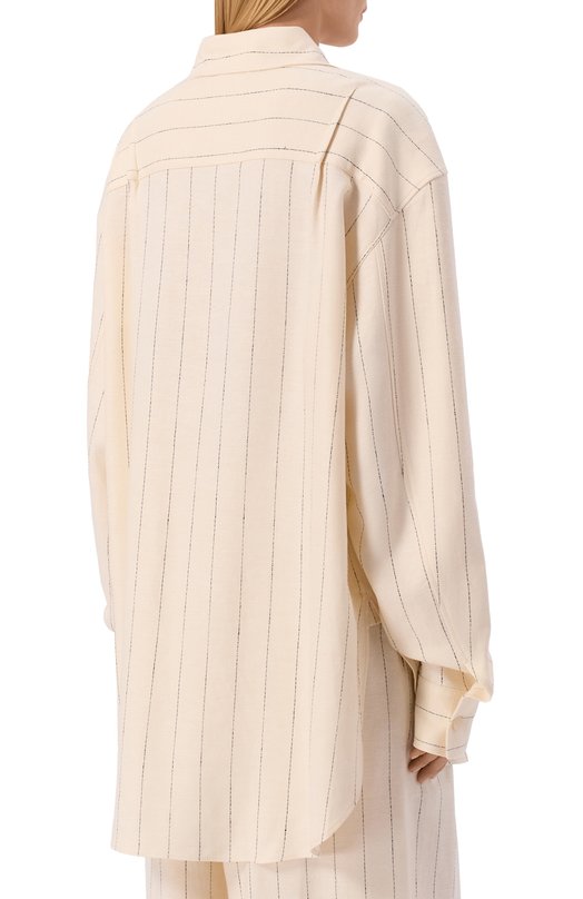 Костюм из вискозы и льна The Andamane T196469C/TNV136 Кремовый  T196469C/TNV136 Фото 3