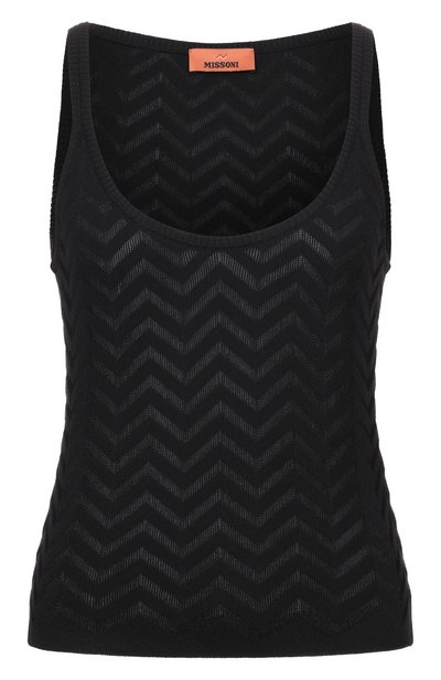 Женский топ из хлопка и вискозы MISSONI, арт. DC26SK00/BK01H2