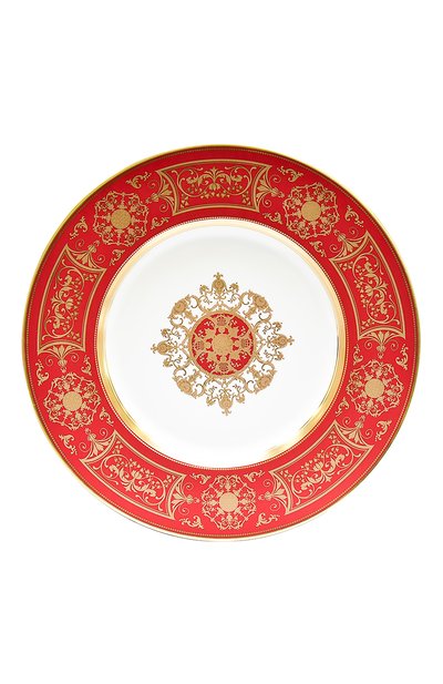 Сервировочная тарелка aux rois rouge BERNARDAUD, арт. G653/6189