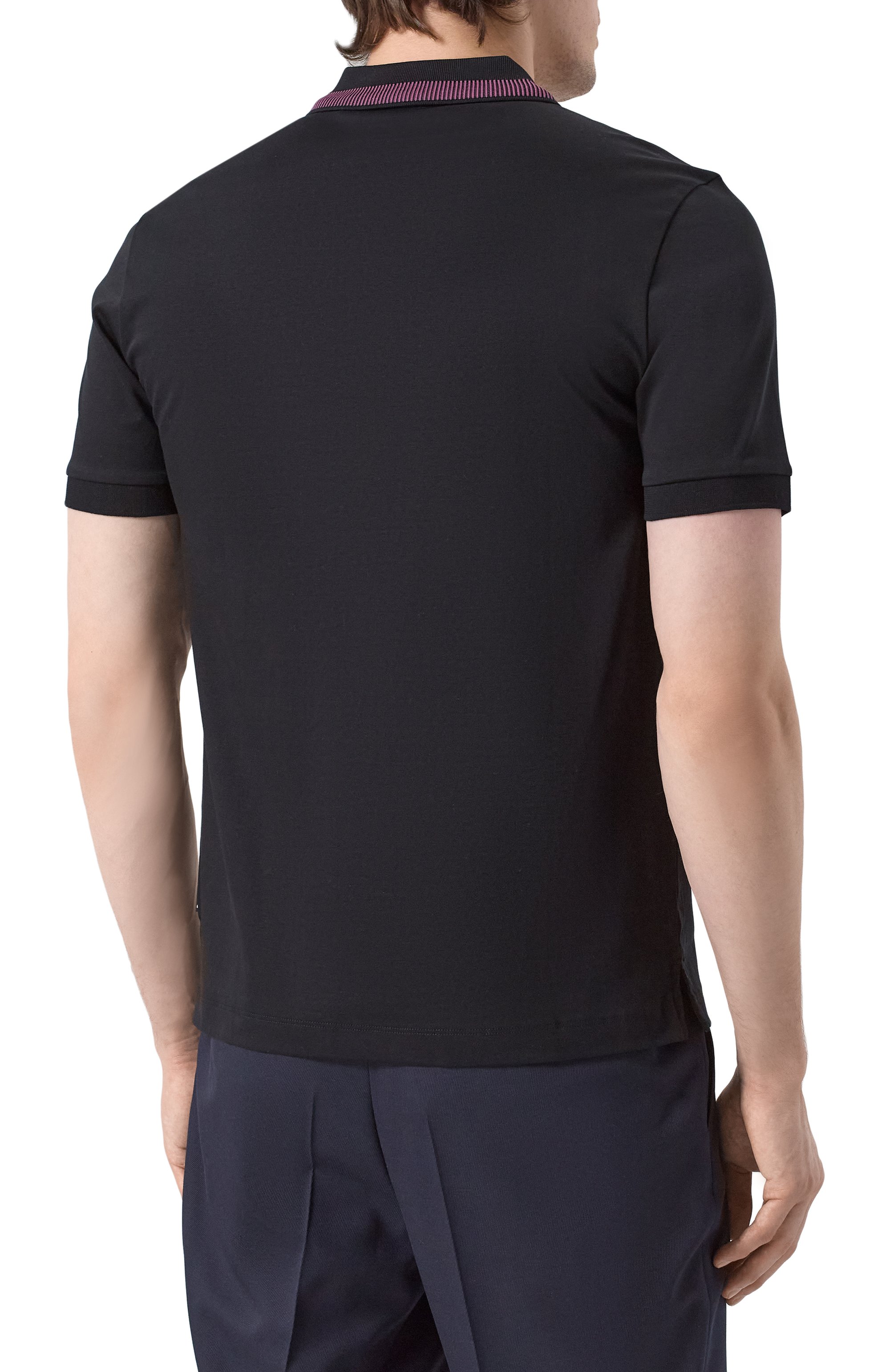 Хлопковое поло BOSS, арт. 50531791, фото 4