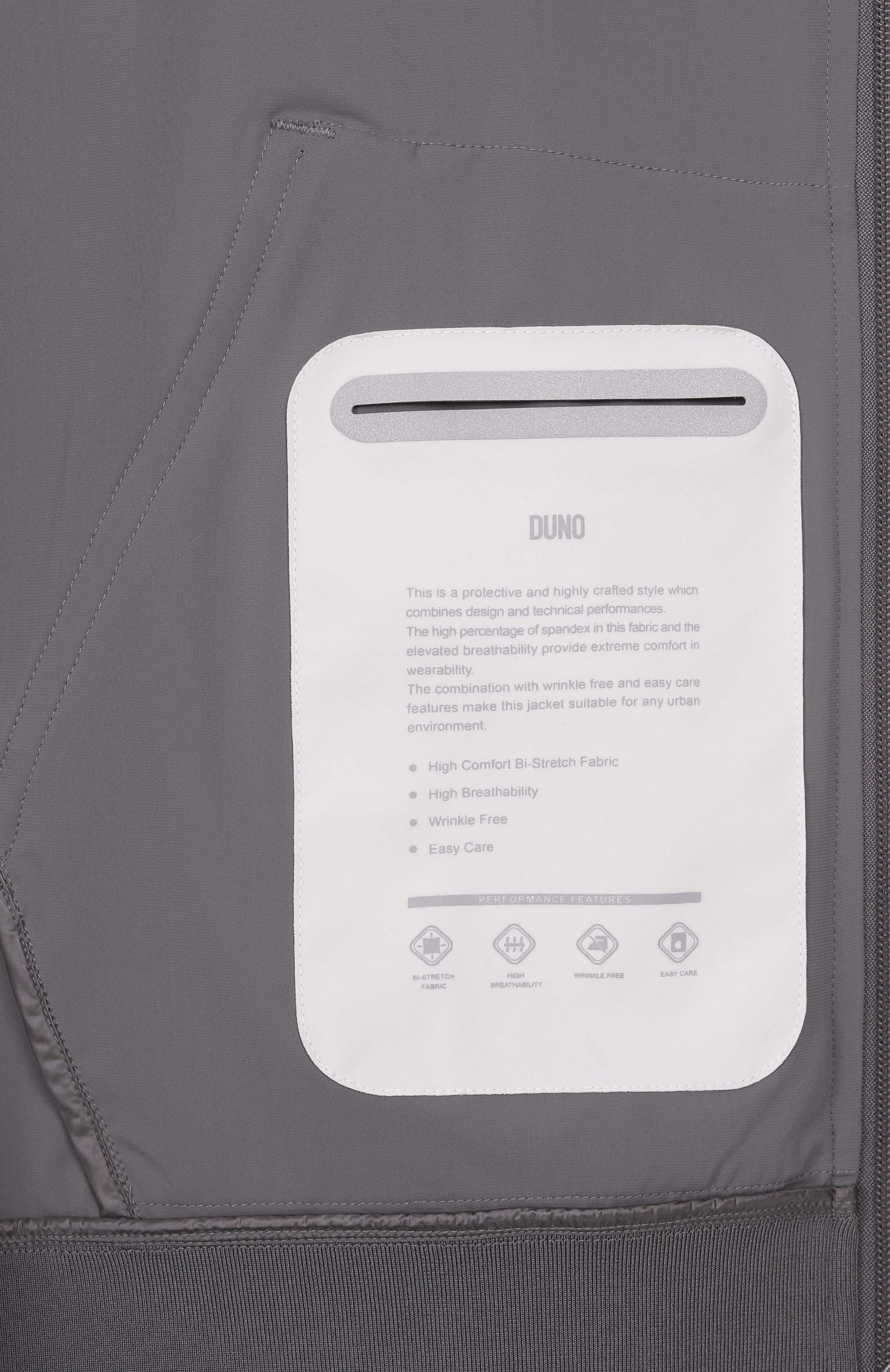 Бомбер DUNO серого цвета по цене 45950 руб., арт. RIGEL/TREVI, фото 7 Бомбер DUNO, арт. RIGEL/TREVI, фото 7