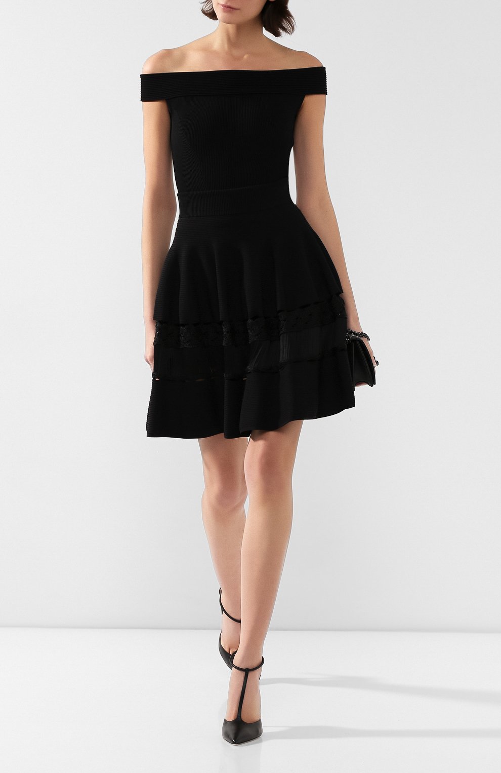 Топ из вискозы ALEXANDER MCQUEEN, арт. 610726/Q1AMA, фото 2
