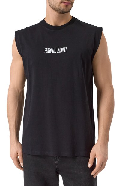 Хлопковая майка DIEGO VENTURINO, арт. DVTSSMPU0, фото 3