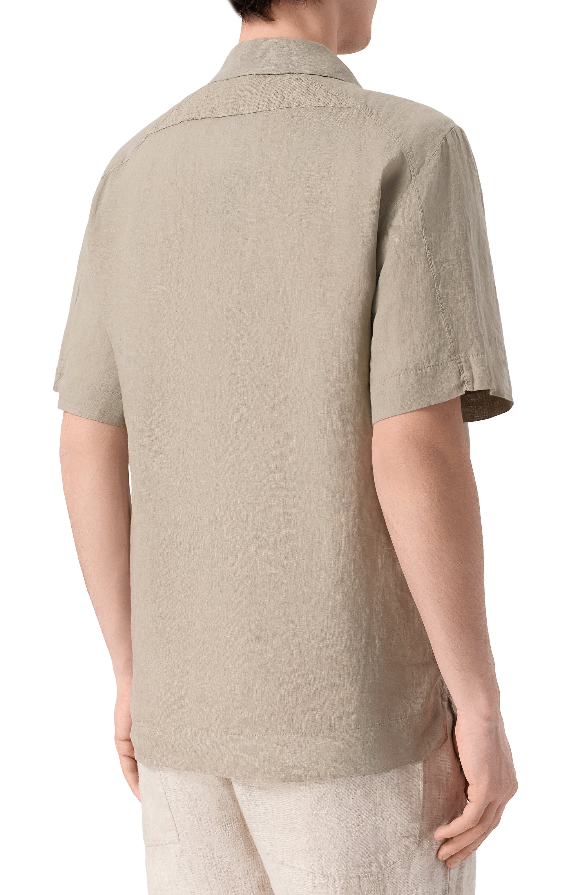 Льняная рубашка TRANSIT, арт. CFUTRCV312, фото 4