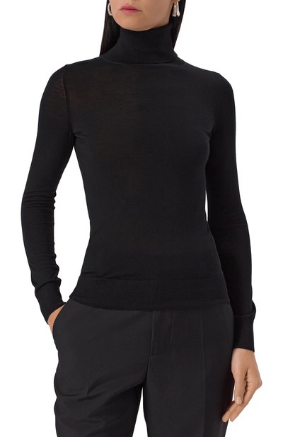 Шерстяная водолазка MVST черного цвета по цене 128000 руб., арт. M0-M25.1MW.K401/50-54, фото 3 Шерстяная водолазка MVST, арт. M0-M25.1MW.K401/50-54, фото 3