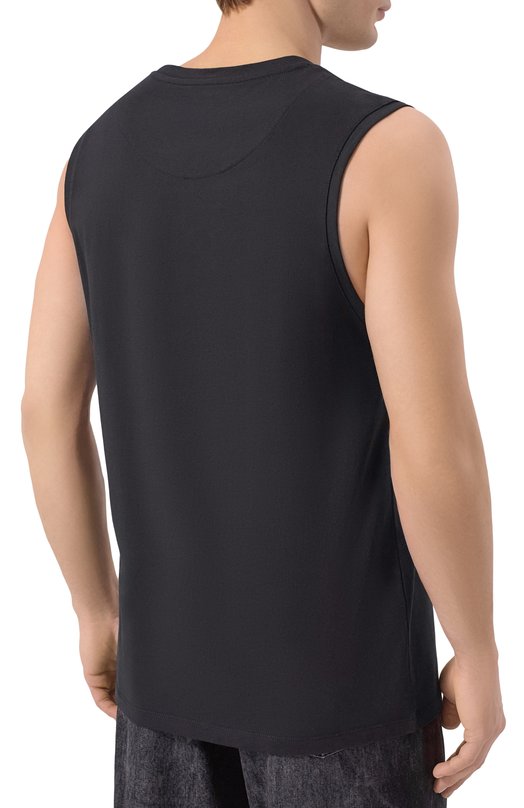 Хлопковая майка Dirk Bikkembergs BMT1564 Чёрный  BMT1564 Фото 4