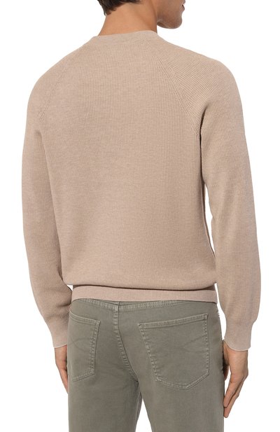 Хлопковый джемпер BRUNELLO CUCINELLI, арт. M2940B2282, фото 4