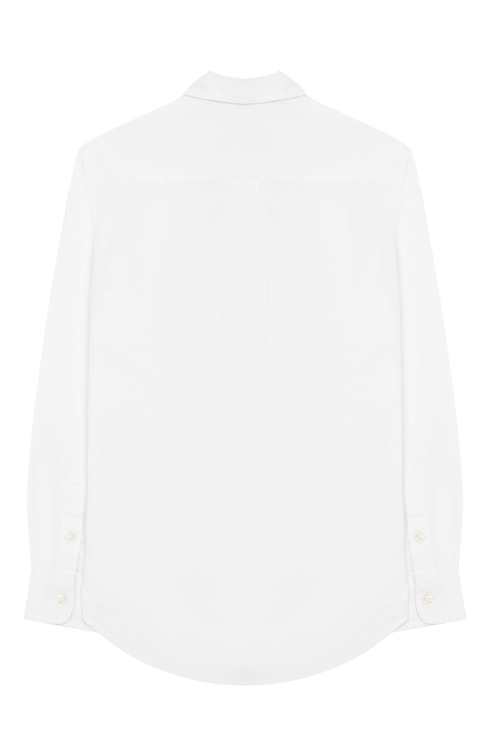 Рубашка из хлопка и льна RALPH LAUREN белого цвета по цене 9950 руб., арт. 323737246, фото 2 Рубашка из хлопка и льна RALPH LAUREN, арт. 323737246, фото 2