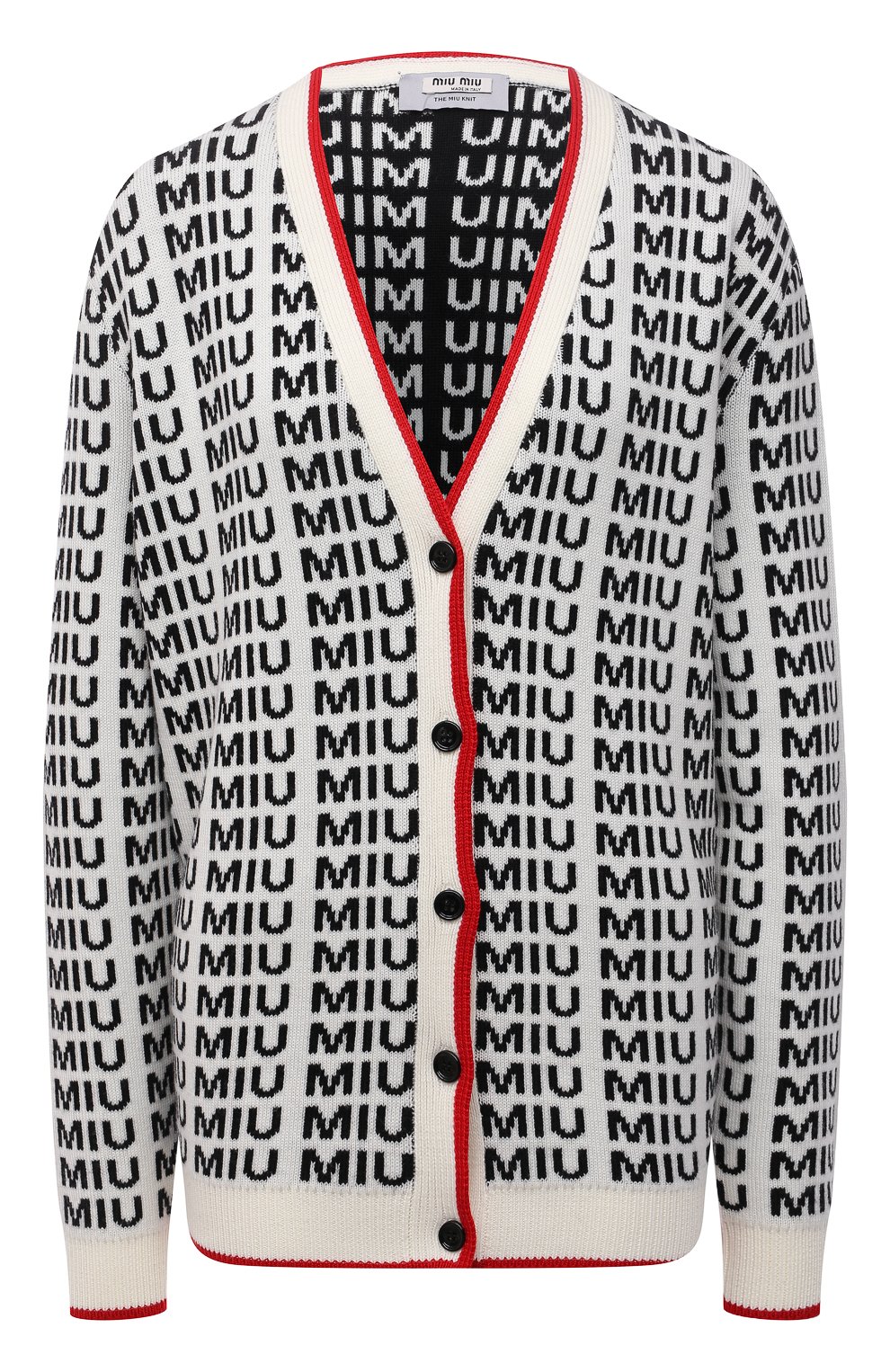 Шерстяной кардиган MIU MIU, арт. MMF198-1V8X-F0304, фото 1