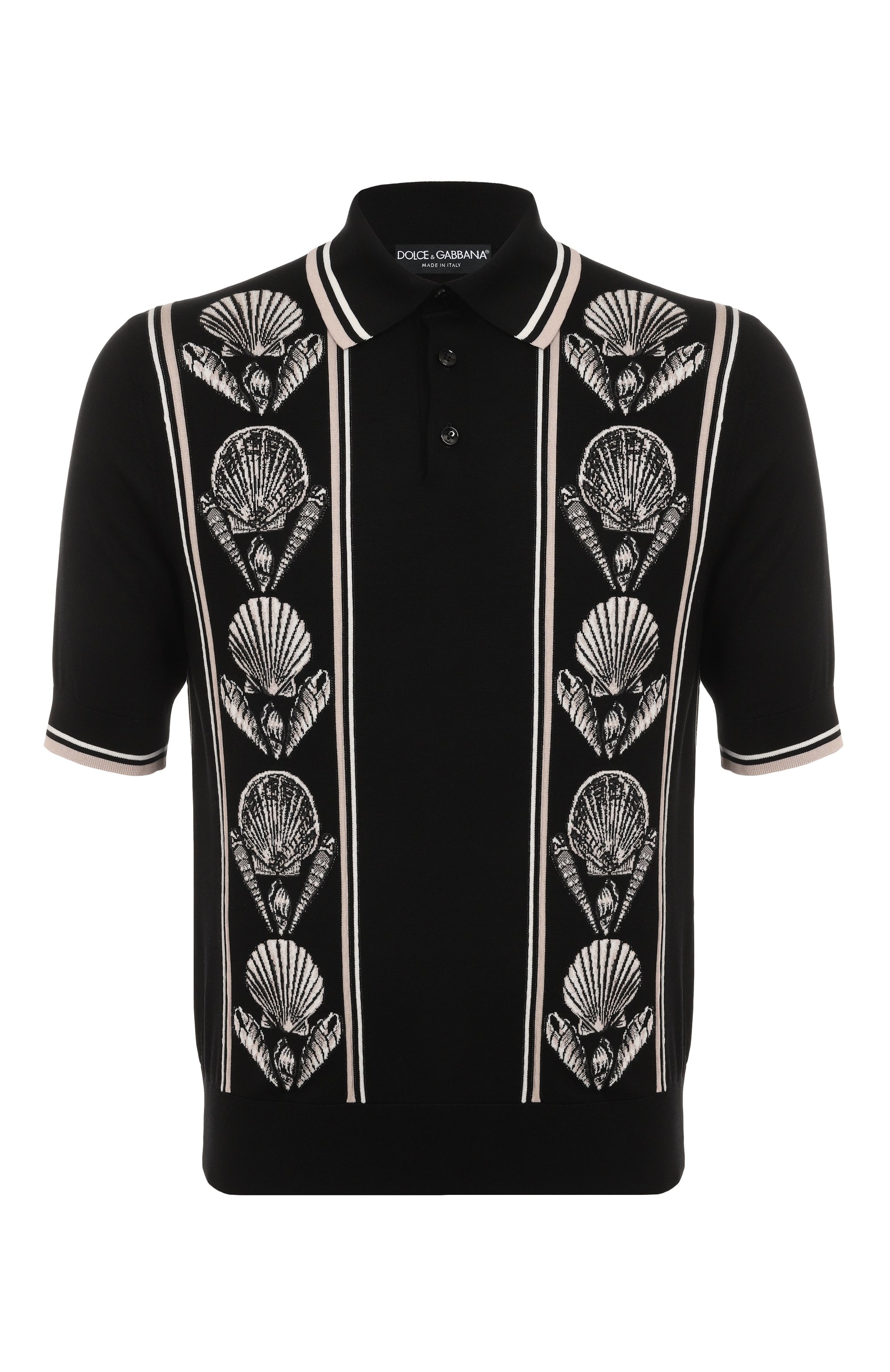 Шелковое поло DOLCE & GABBANA, арт. GXZ02T/JBSLS, фото 1