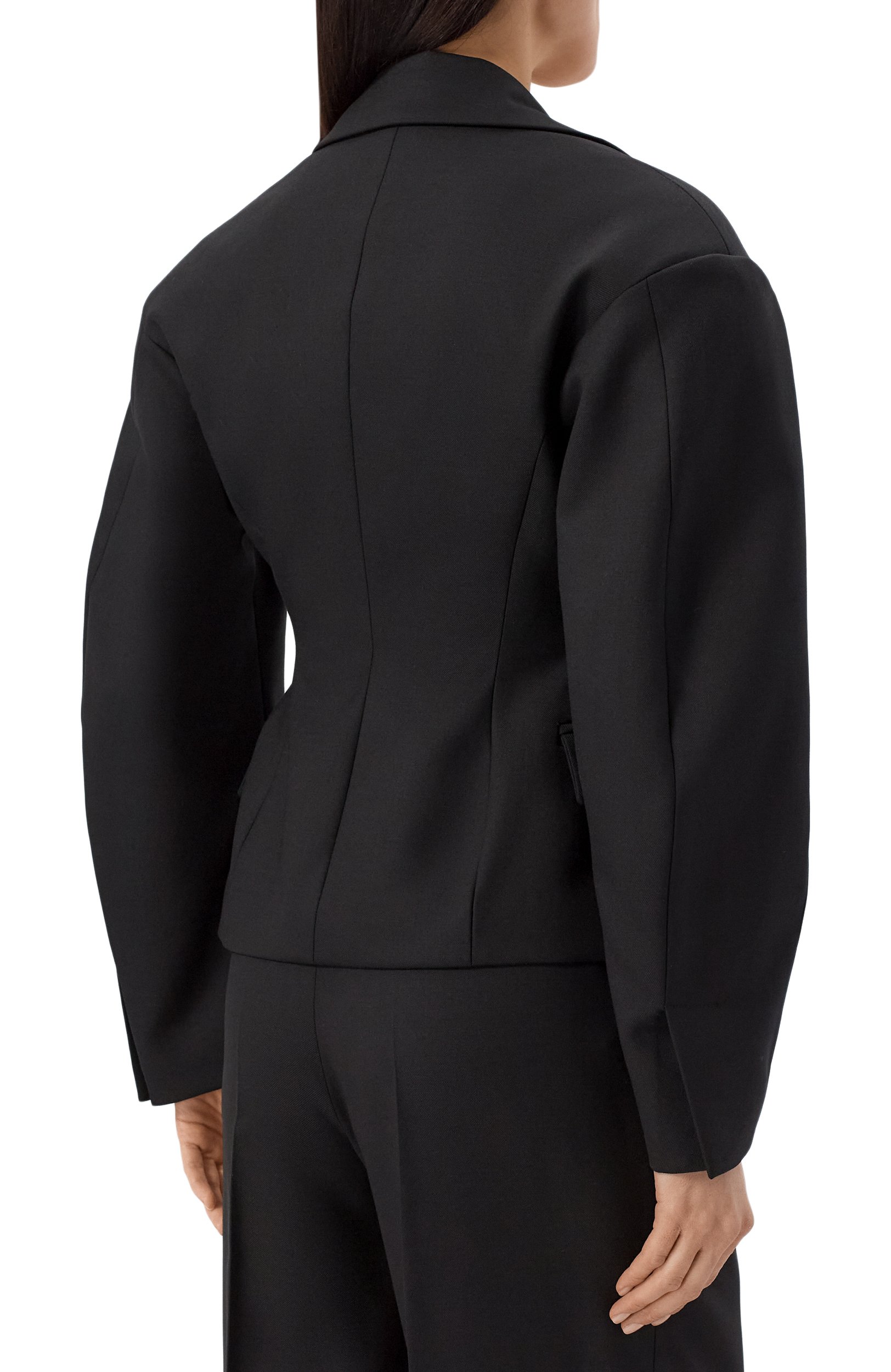 Жакет BLUMARINE черного цвета по цене 85150 руб., арт. RF6002/T903A, фото 4 Жакет BLUMARINE, арт. RF6002/T903A, фото 4
