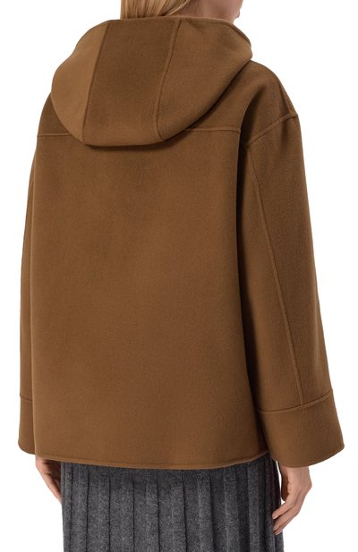 Шерстяное полупальто 12 STOREEZ коричневого цвета по цене 45000 руб., арт. 133362, фото 4 Шерстяное полупальто 12 STOREEZ, арт. 133362, фото 4
