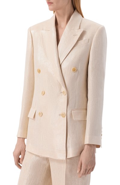 Льняной жакет BRUNELLO CUCINELLI, арт. ML5967091, фото 3