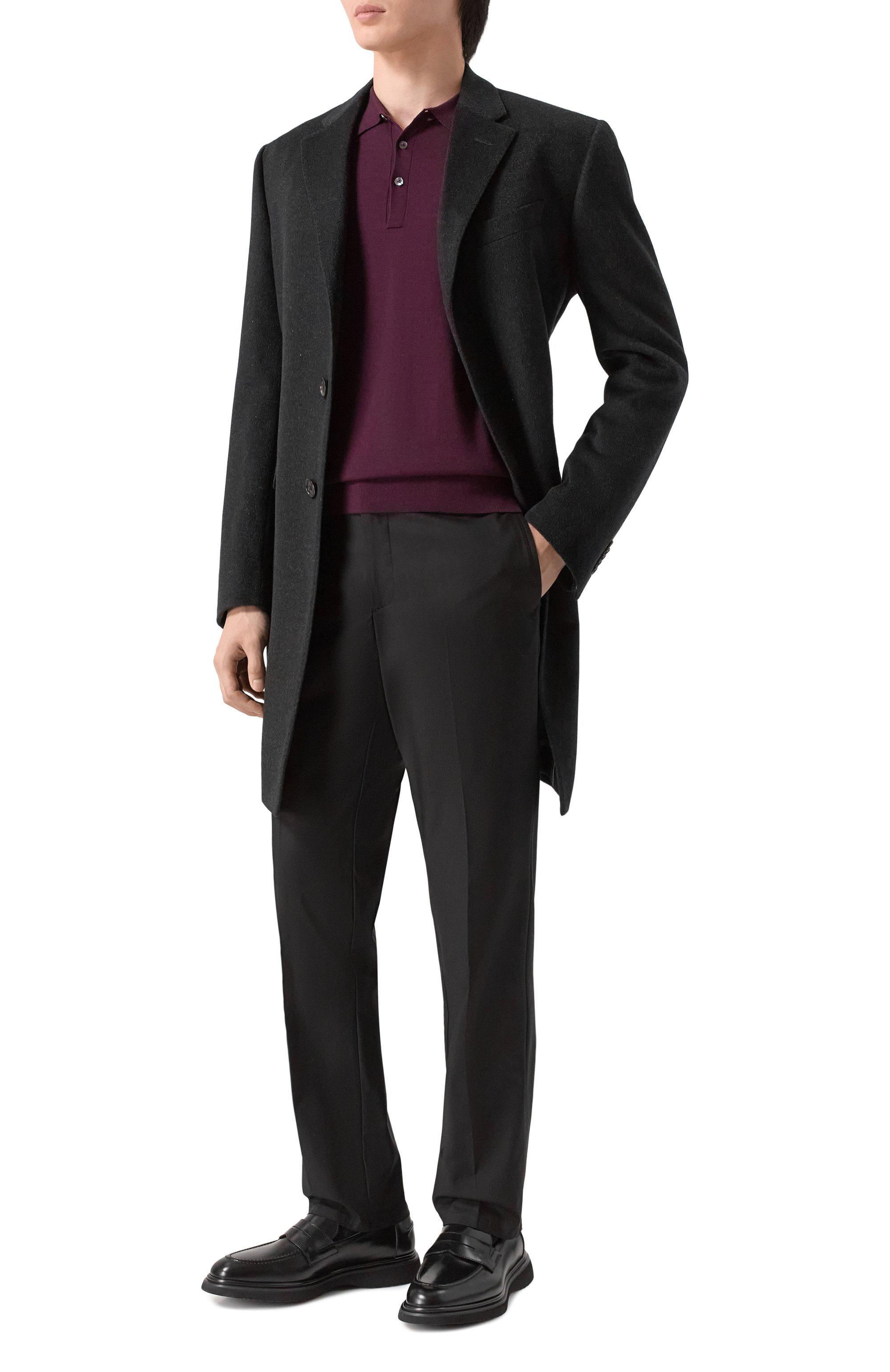 Кожаные пенни-лоферы BLU BARRETT, арт. CITY354-014.1/P0LISHED B, фото 2