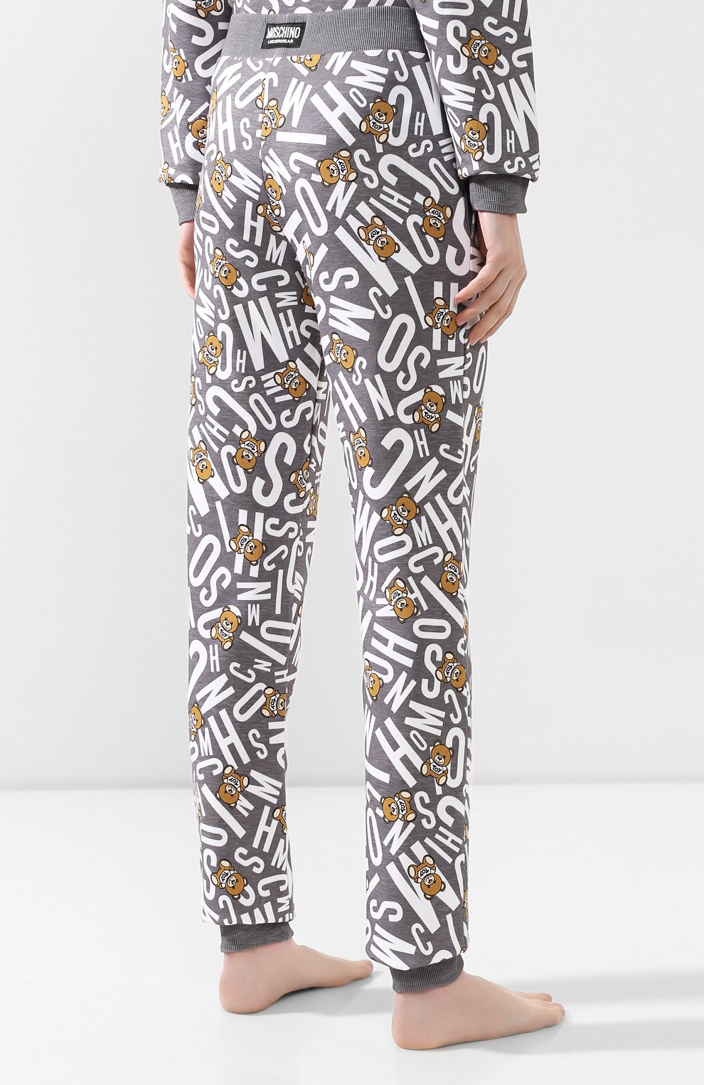 Хлопковые джоггеры MOSCHINO, арт. A4314/9005, фото 4