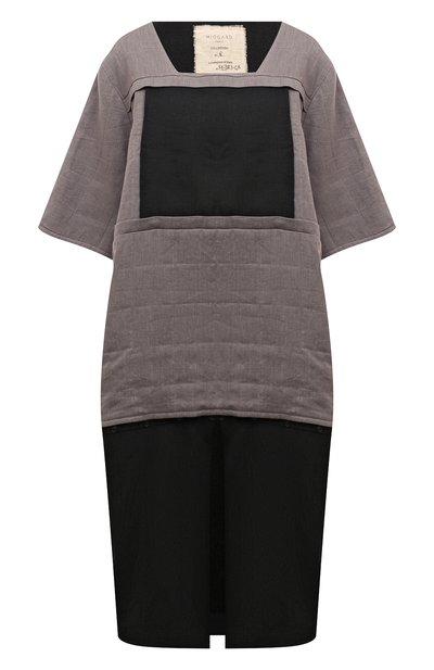 Женское двустороннее платье из хлопка и льна MIDGARD PARIS, арт. F1-DR3-GR