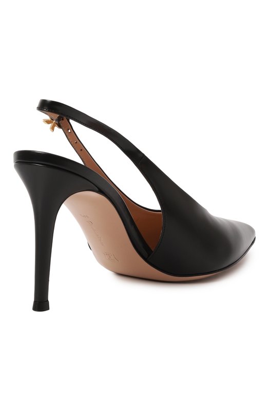 Кожаные туфли Robbie 85 Gianvito Rossi G95461.85RIC.T0KNER0 Чёрный  G95461.85RIC.T0KNER0 Фото 5