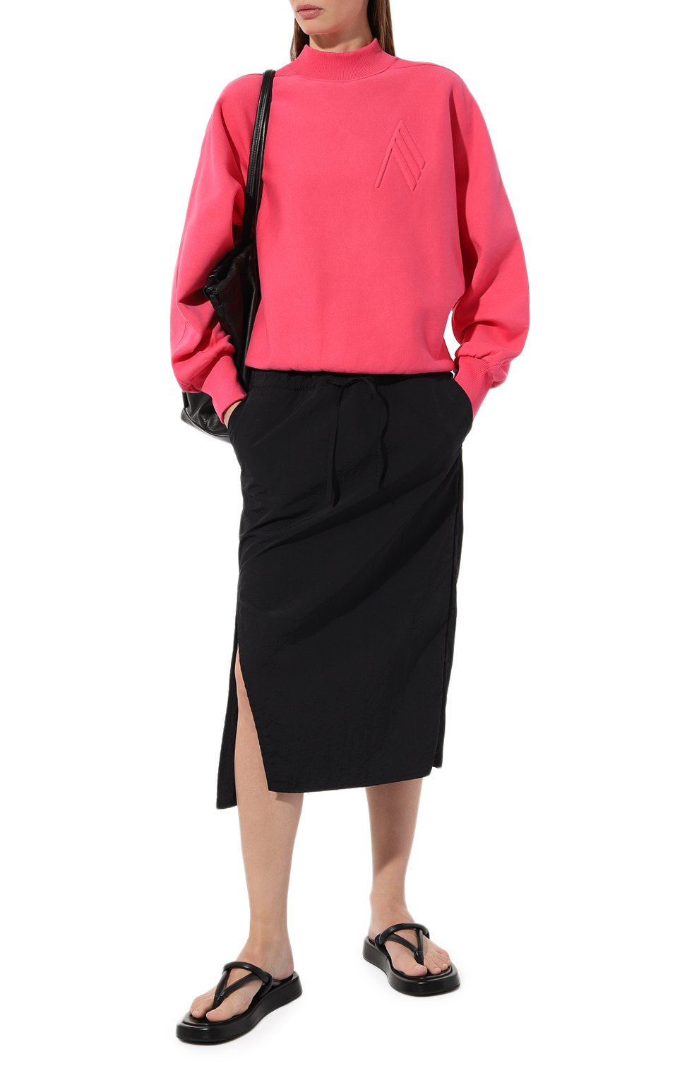 Хлопковый свитшот  THE ATTICO, арт. 228WCF05/JF01, фото 2