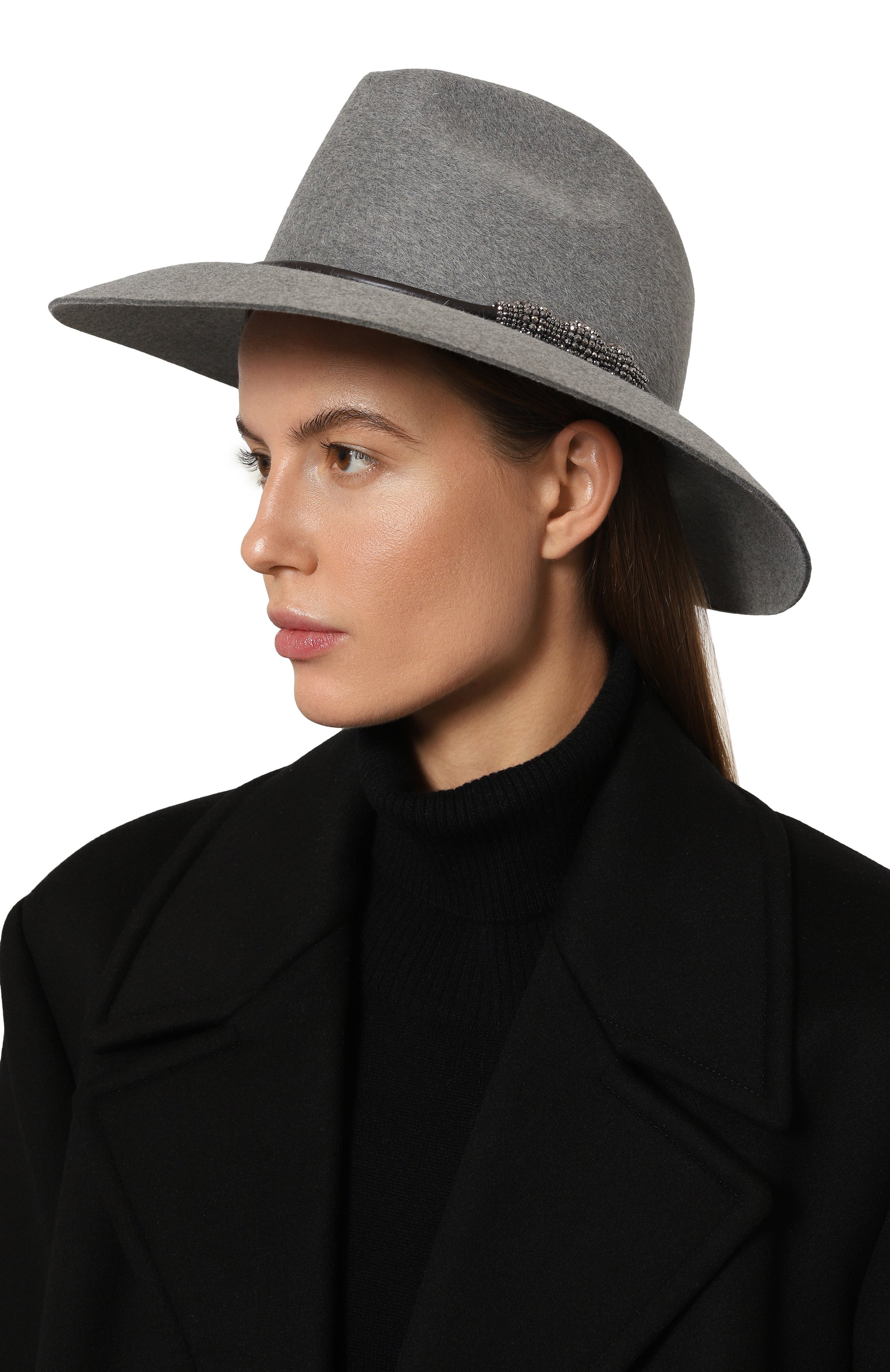 Фетровая шляпа BRUNELLO CUCINELLI, арт. MCAP90041, фото 2