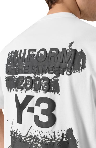 Хлопковая футболка Y-3, арт. JM7815, фото 5