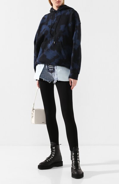 Хлопковое худи PROENZA SCHOULER синего цвета по цене 28500 руб., арт. WL1944120-JCT135, фото 2 Хлопковое худи PROENZA SCHOULER, арт. WL1944120-JCT135, фото 2