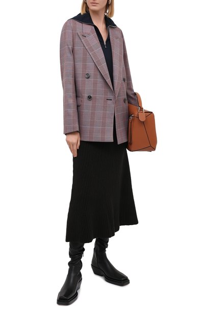 Двубортный жакет ACNE STUDIOS светло-коричневого цвета по цене 83500 руб., арт. AH0102, фото 2 Двубортный жакет ACNE STUDIOS, арт. AH0102, фото 2