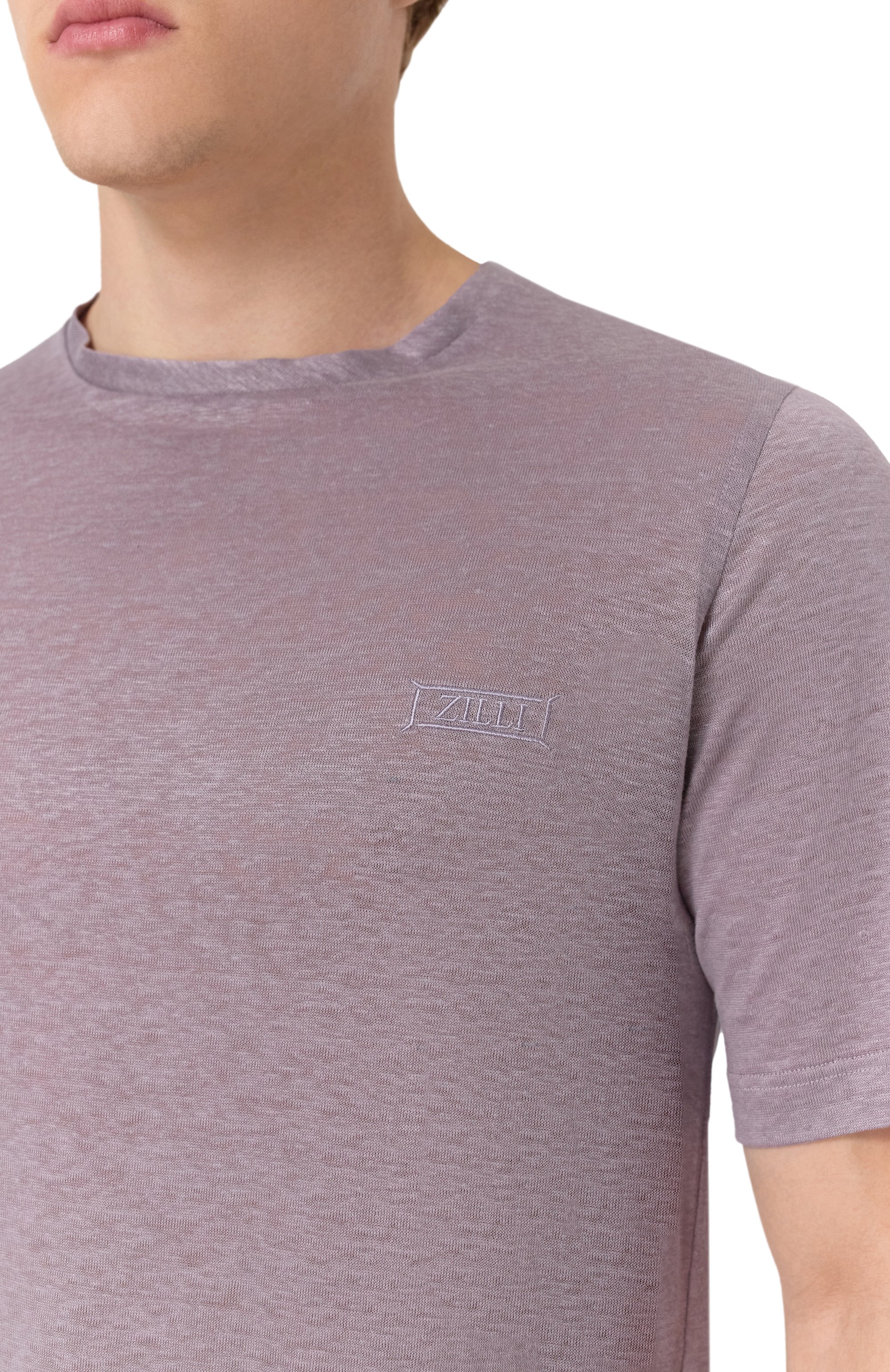 Льняная футболка ZILLI, арт. TSR02AM0800VNI000, фото 5